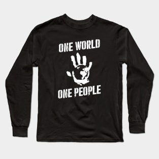 Flag Smashers - One World One People Long Sleeve T-Shirt